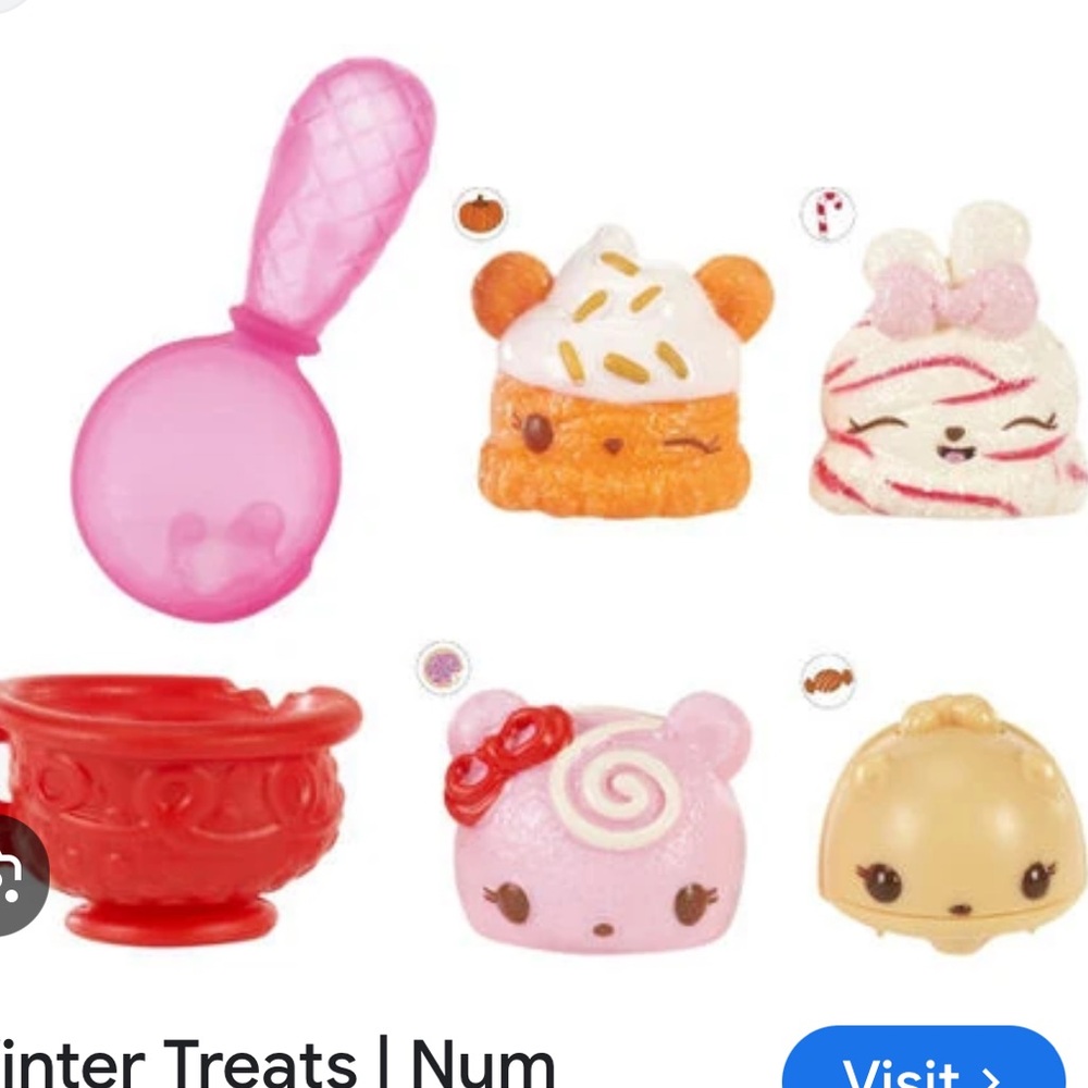 Num Noms Series 2 Winter Treats Collection Squishy Toys Characters 6 PC